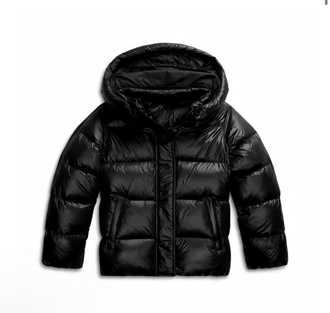 Sara™️ - Black Puffer Jacket